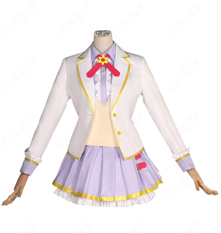 アイカツスターズ! エルザ フォルテ コスプレ衣装 正面の詳細画像。ネオ・ヴィーナスアーク 制服の全体像。