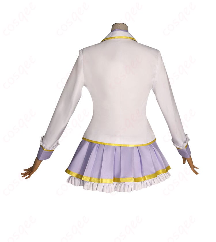 アイカツスターズ! エルザ フォルテ コスプレ衣装 背面の詳細画像。背中のデザインと形状が確認できる。