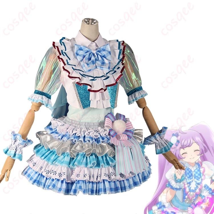プリパラ 真中らぁら 1周年記念モデル コスプレ衣装 ポップ可愛い映え感でライブも撮影も主役級 - 2枚目の画像
