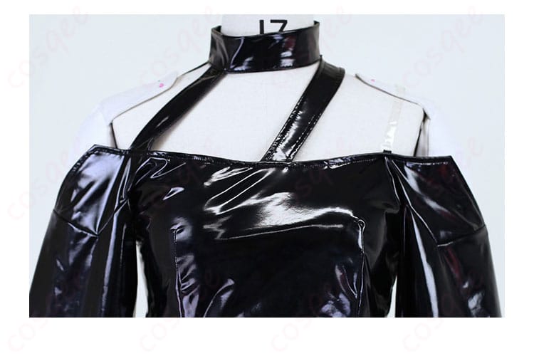 ポケモン サンゴ コスプレ衣装の上衣部分のディテール。刺繍や装飾が際立つデザインです。