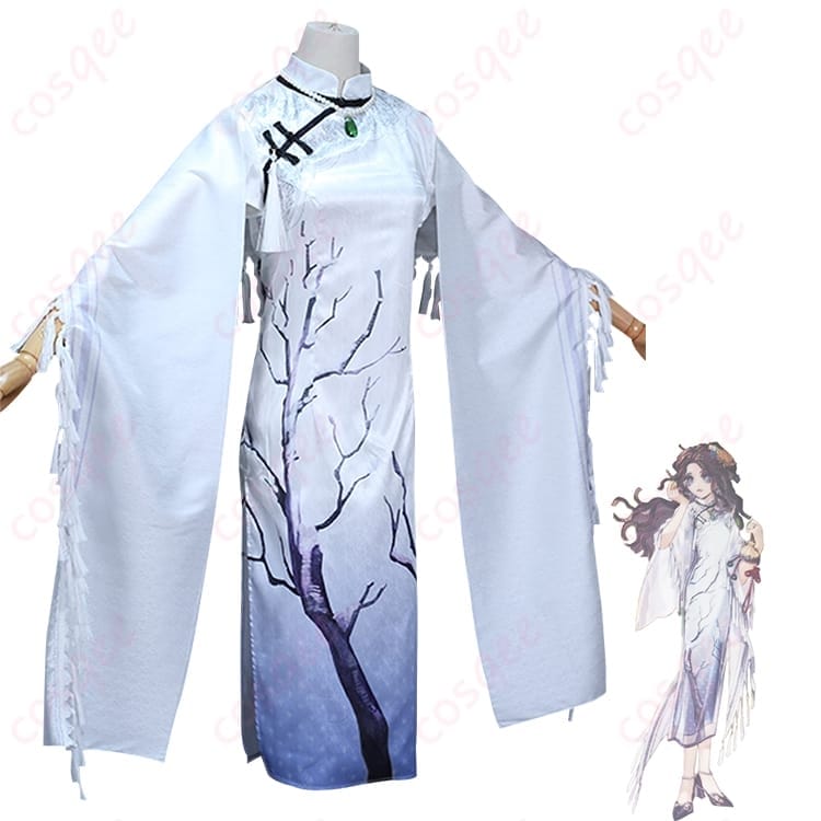 第五人格 心理学者 エダ・メスマー 西湖コラボの中華エレガントなコスプレ衣装 - 2枚目の画像