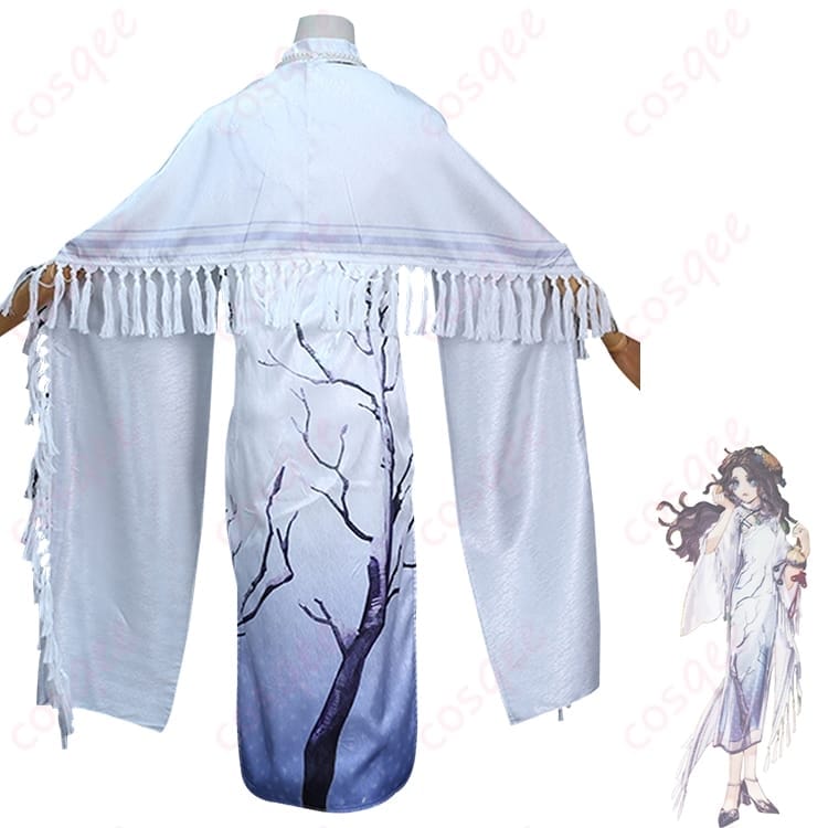 第五人格 心理学者 エダ・メスマー 西湖コラボの中華エレガントなコスプレ衣装 - 4枚目の画像