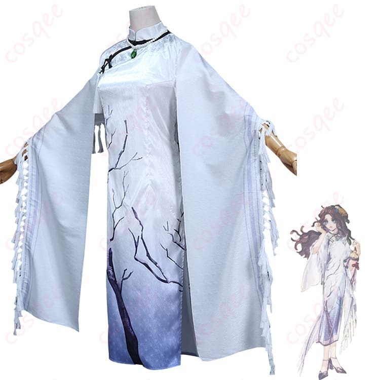 第五人格 心理学者 エダ・メスマー 西湖コラボの中華エレガントなコスプレ衣装 - 3枚目の画像