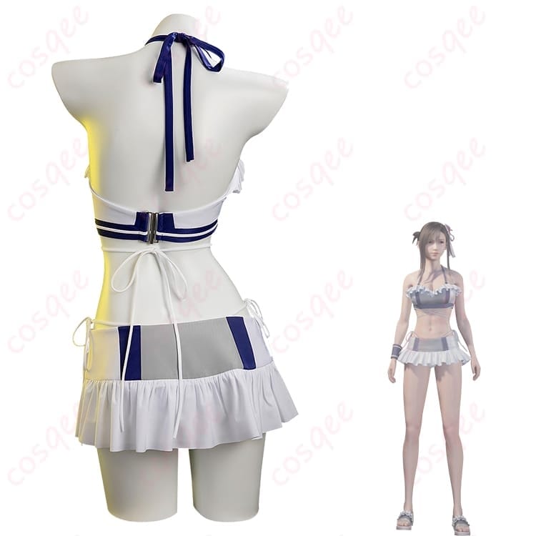 FF7 ティファ シャインフリッパー水着コスプレ｜海でも撮影会でも映える快適セット - 4枚目の画像