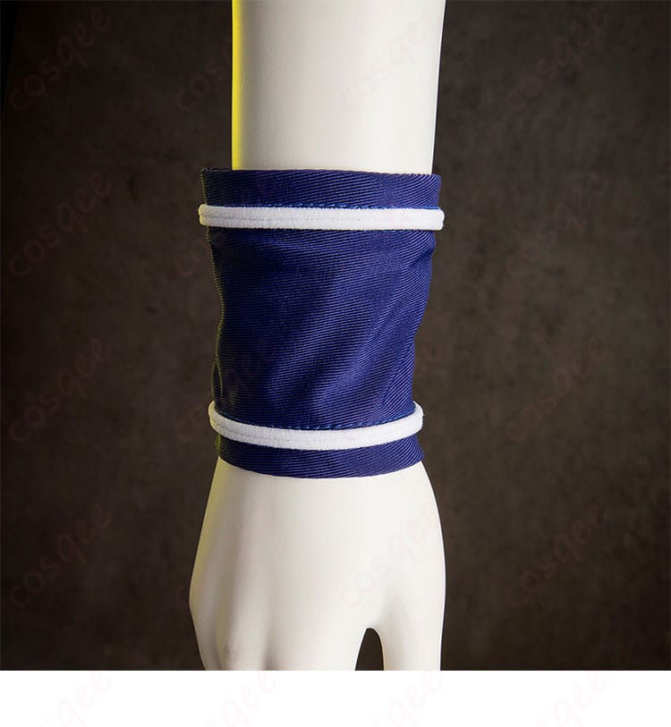 ティファ・ロックハート シャインフリッパー 水着 コスプレ衣装 腕袖の装飾ディテール。