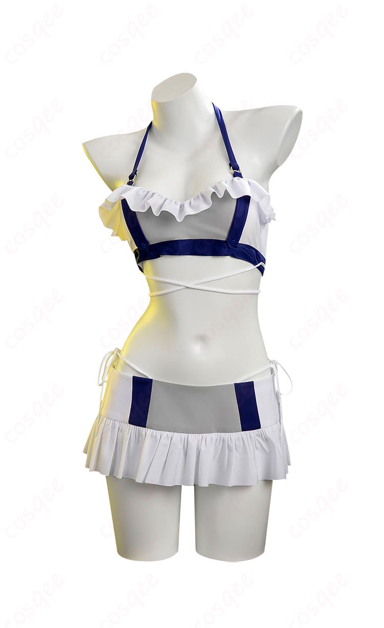 ファイナルファンタジーVII ティファ・ロックハート シャインフリッパー 水着 コスプレ衣装 正面全体の画像です。