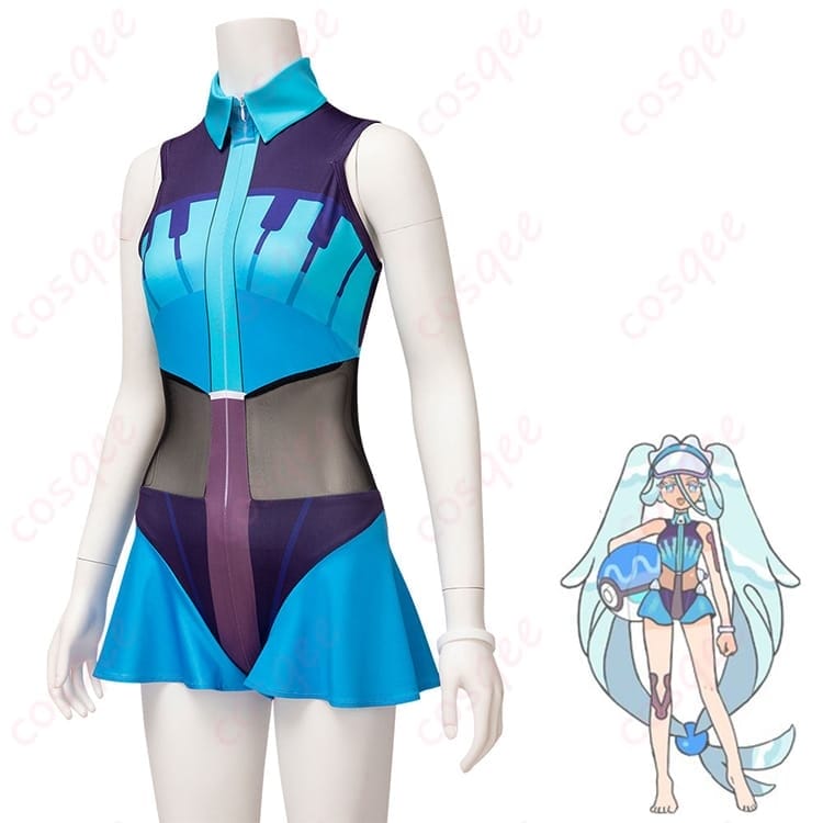 ポケットモンスター×初音ミク アシレーヌ衣装で人魚姫ムードを上品に再現 - 2枚目の画像