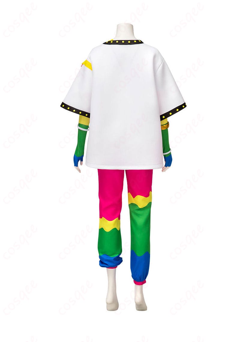 ポケモン×初音ミク ペラップ コスプレ衣装の背面画像。背面のデザインと縫製が鮮明にわかります。