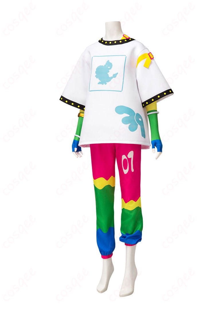 ポケモン×初音ミク ペラップ コスプレ衣装の側面画像。衣装のシルエットとディテールを確認できます。