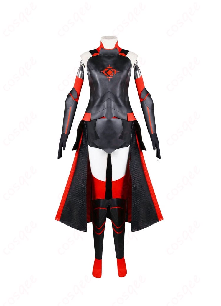 メイプル(本条楓)コスプレ衣装正面、アニメ『防振り』の高再現度で仕上げたデザイン。