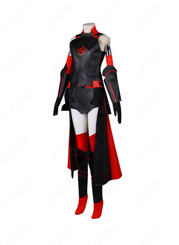 メイプルコスプレ衣装の右側、衣装のディテールを確認できる画像。