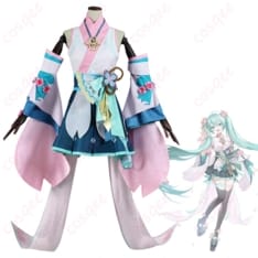 陰陽師 × 初音ミク コラボ衣装 和風ポップな華やかさで写真映え・動きやすい設計 - 1枚目の画像（サムネイル）