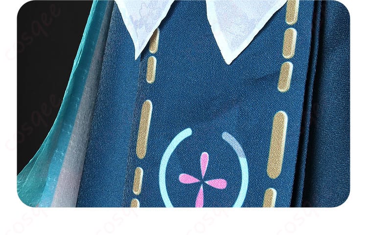 初音ミクコスプレ衣装のスカート部分の装飾。