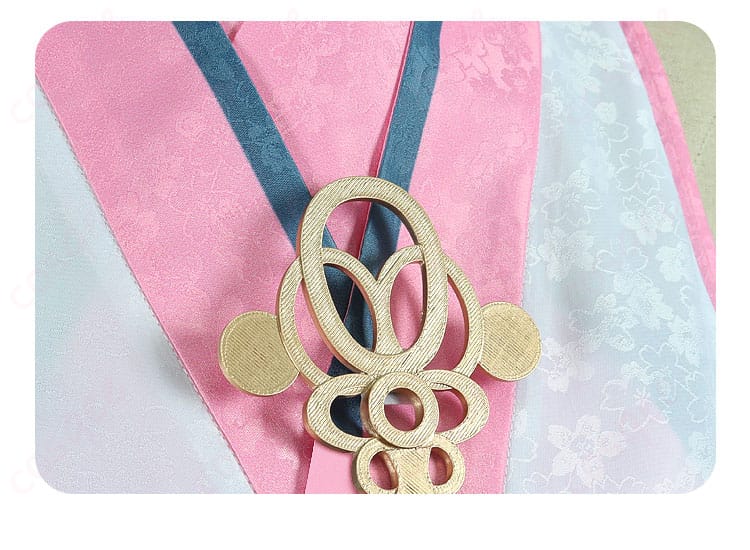 初音ミクコスプレ衣装の華やかな領口アクセサリー。