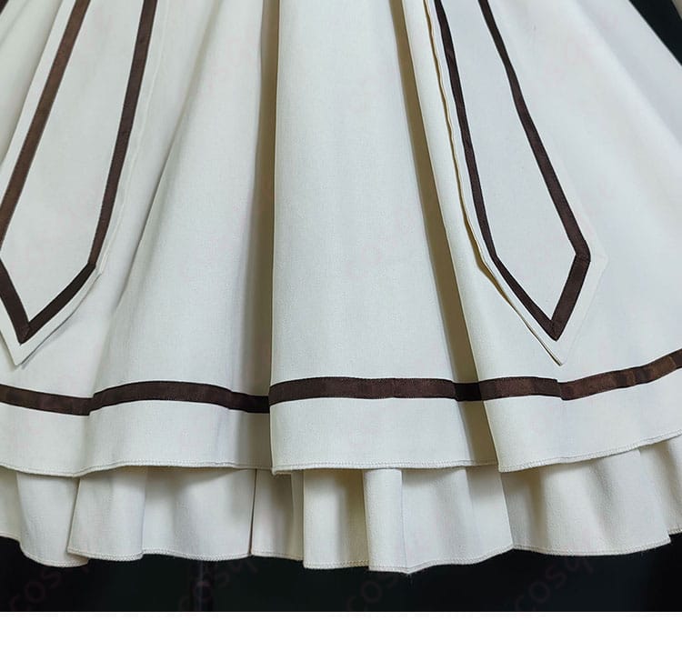 カードキャプターさくら 木之本桜 コスプレ衣装 スカート装飾詳細