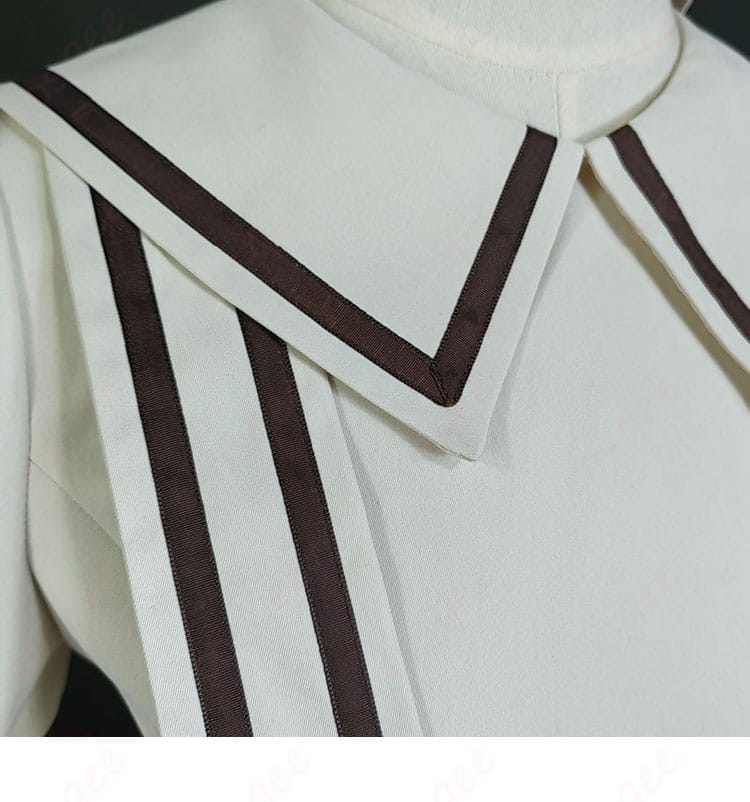 カードキャプターさくら 木之本桜 コスプレ衣装 衣領装飾詳細