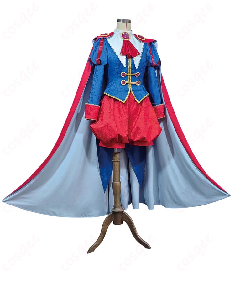 商品正面図 - 木之本桜 コスプレ衣装 眠れる森の美女 王子様 衣装の正面デザイン詳細