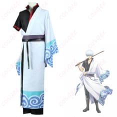 銀魂 坂田銀時 コラボ風コスプレ｜和装×モダンで写真映えする快適セット - 2枚目の画像（サムネイル）