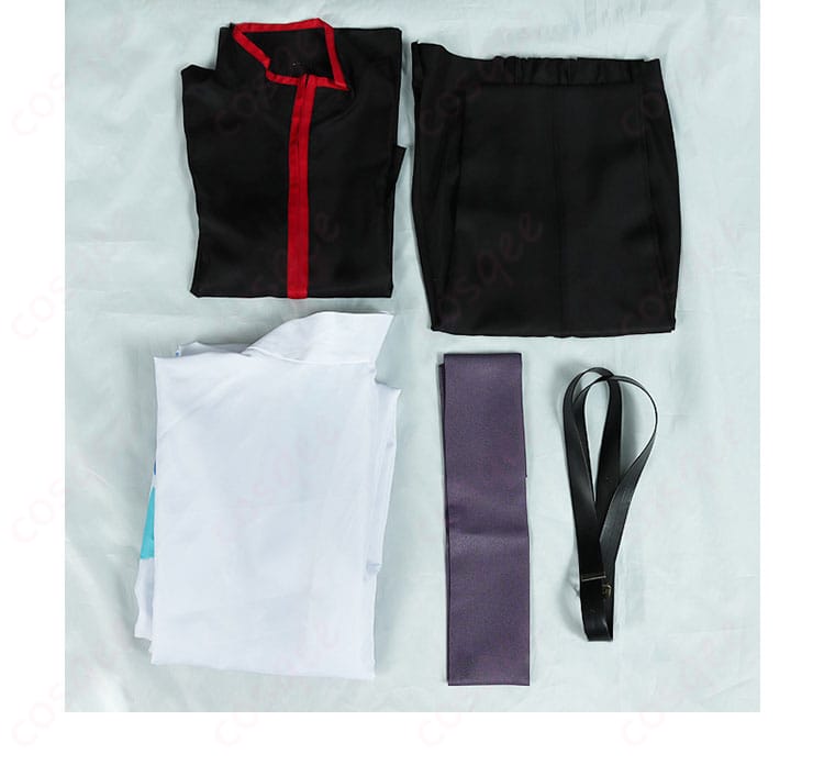 ランモバ × 銀魂 坂田銀時 コスプレ衣装のセット内容を紹介。着用に必要な全てが揃っています!