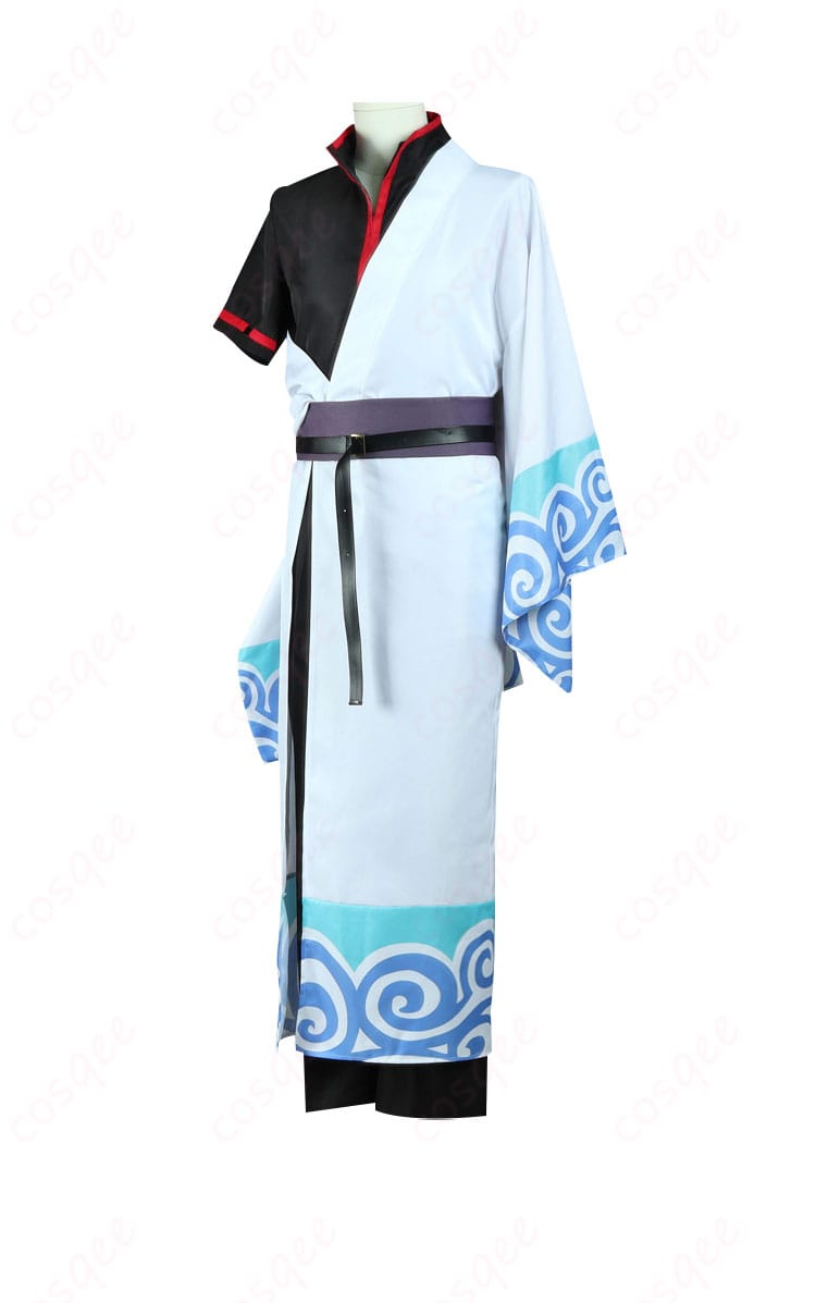 坂田銀時 コスプレ衣装の側面。コルセットベルトや衣装の美しいラインをチェック!