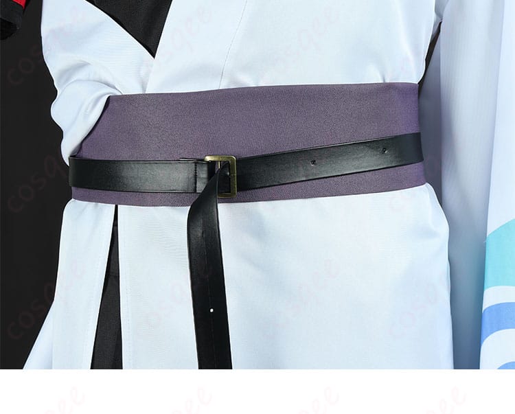 ランモバ × 銀魂 坂田銀時 コスプレ衣装の腰封・腰帯のディテール。コスプレ愛好者必見のリアルなディテール!