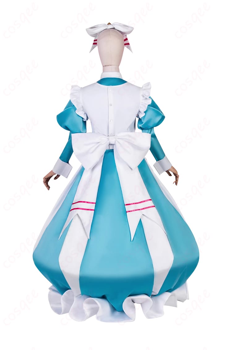 魔法少女にあこがれて 杜乃こりす コスプレ衣装 背面画像|ディテールにこだわったバックスタイル