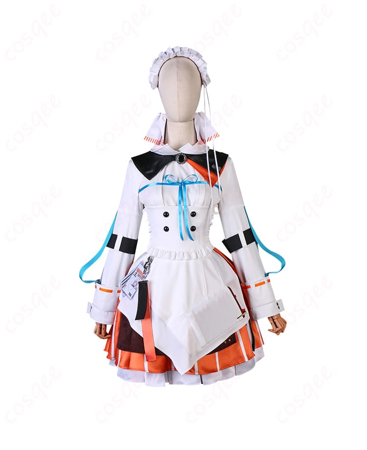 アークナイツ ウォーミー コスプレ衣装の正面図。高還元度デザインで忠実に再現されたキャラクター衣装。コスプレ通販で今すぐチェック!