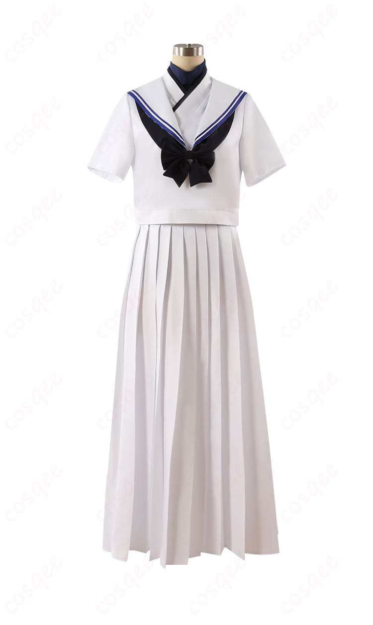 ブルーアーカイブ 御稜ナグサ コスプレ衣装の内搭白色衬衫の正面詳細。ディテールにこだわったアイテムです。