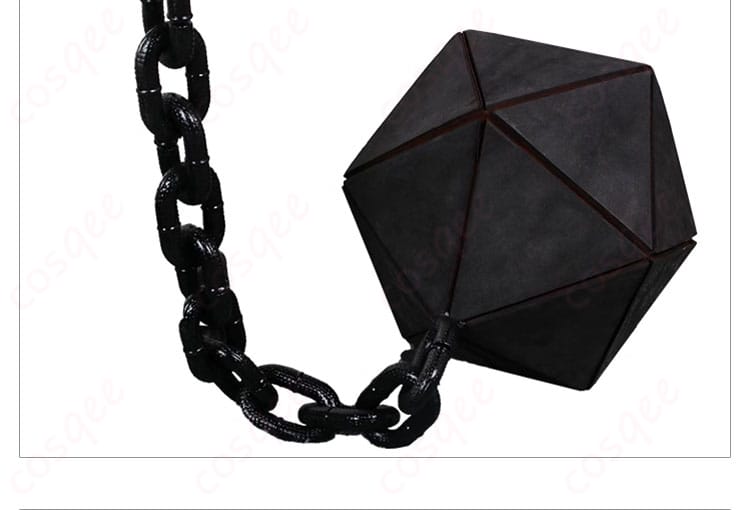 シャックル カトリーナ コスプレ衣装の左手流星錘配飾詳細画像