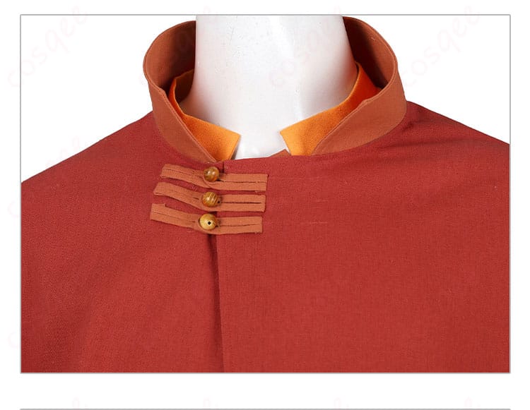 コスプレ衣装 衣領、襟装飾ディテール|衣装の襟部分の詳細装飾を映した画像です。