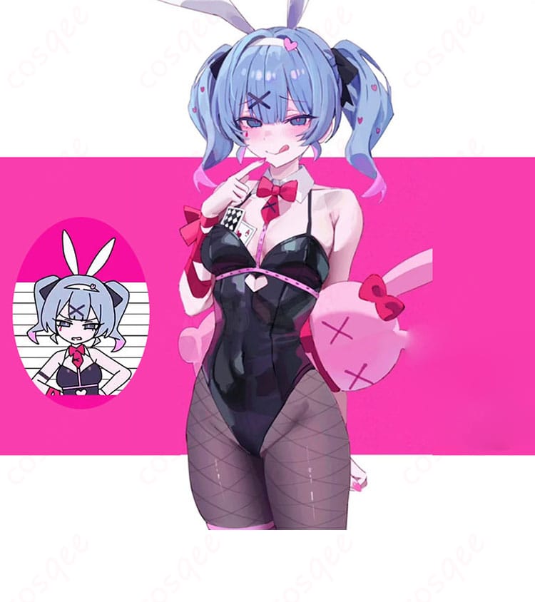 初音ミク(ラビットホールver.)コスプレ衣装のキャラクター画像。幻想的なデザインで魅力的なコスプレ衣装。