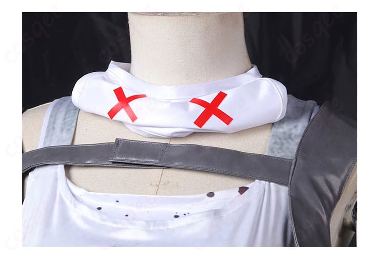 エーペックスレジェンズ ライフライン コスプレ衣装の美しい領口装飾。