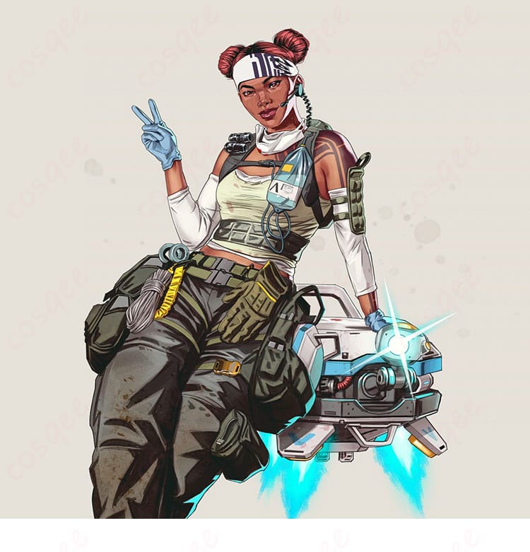 エーペックスレジェンズ ライフライン コスプレ衣装のキャラクターイメージ。