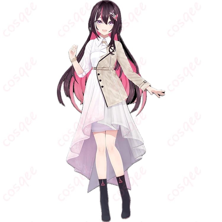 ホロライブ AZKi 4th衣装 コスプレ｜黒×ピンクが映える華やかステージコーデ - 1枚目の画像