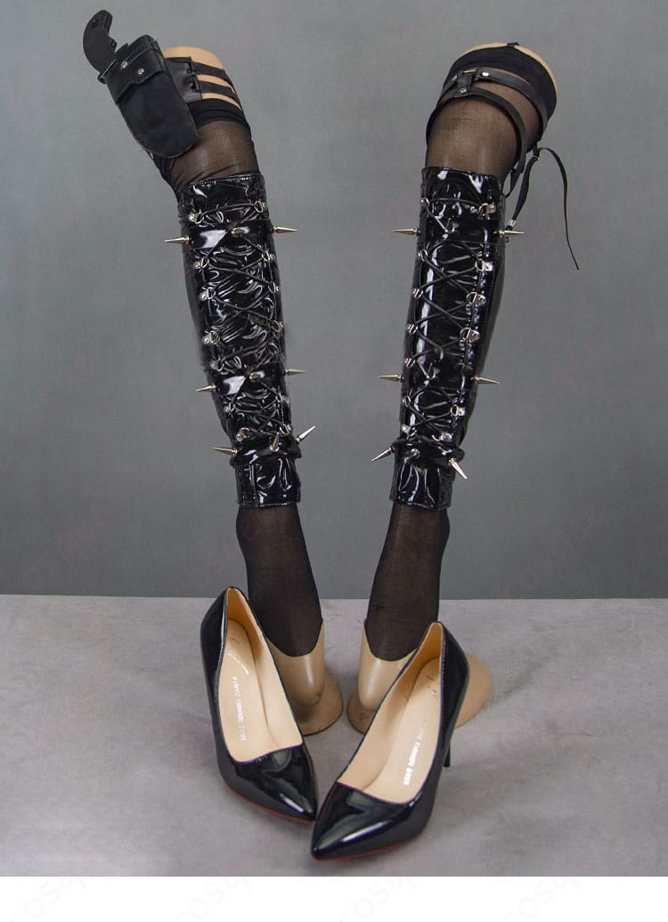 メイデン コスプレ衣装 パンツと靴の正面ディテール