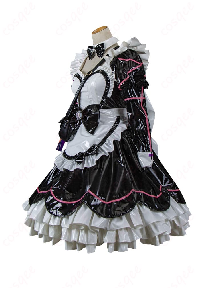 ココアのコスプレ衣装の側面画像。美しいラインとディテールが際立っています。