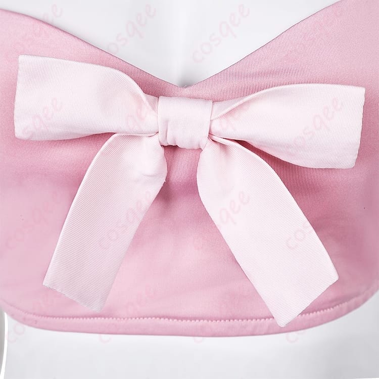 FF7 リバースのエアリス水着を爽やかに再現した清楚ガーリーコス - 5枚目の画像