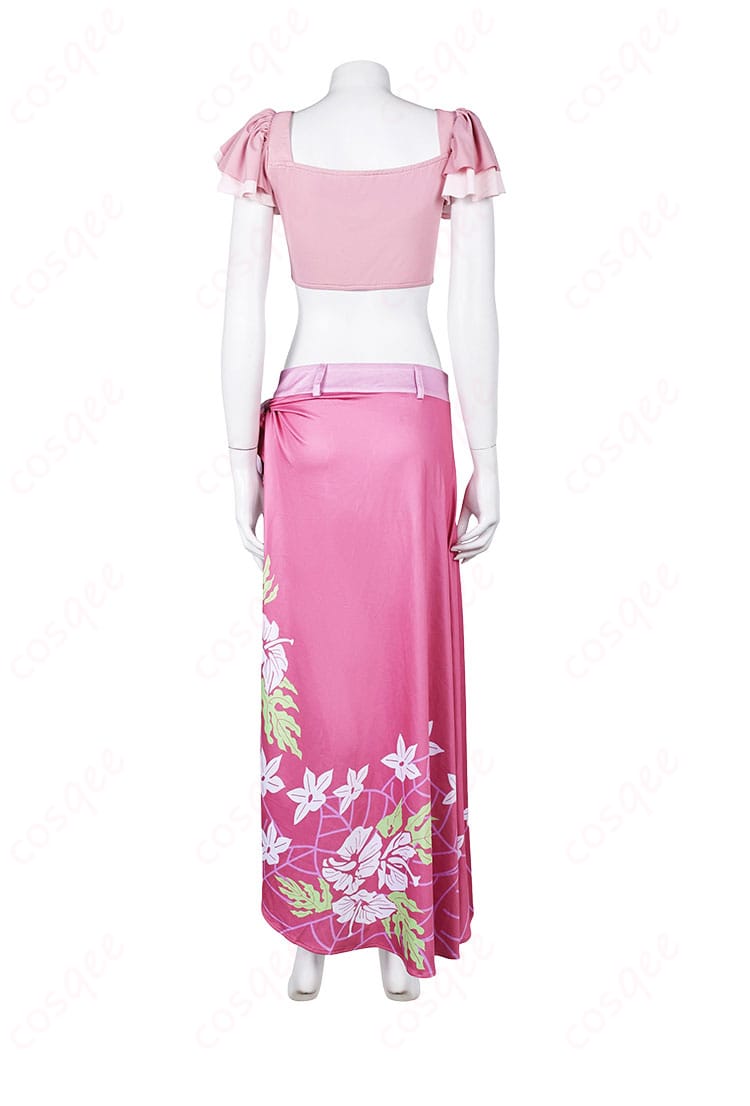 ファイナルファンタジーVII リバース エアリス・ゲインズブール 水着 コスプレ衣装 背面画像