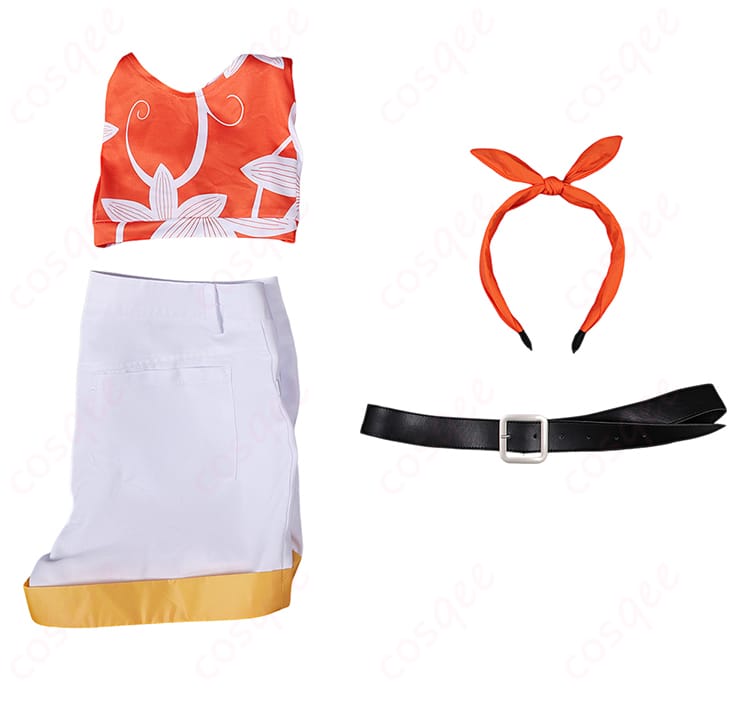 ファイナルファンタジーVII リバース ユフィ・キサラギ コスプレ衣装のセット内容画像