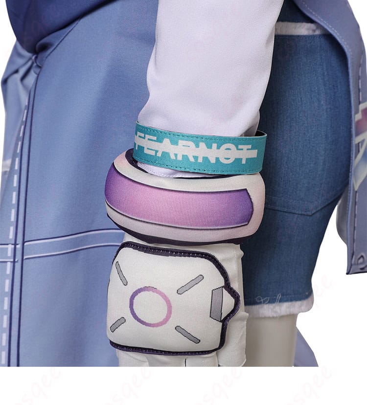 オーバーウォッチ 2 LE SSERAFIM コラボ カモリ・キリコ コスプレ衣装 手首部分のサイドディテール