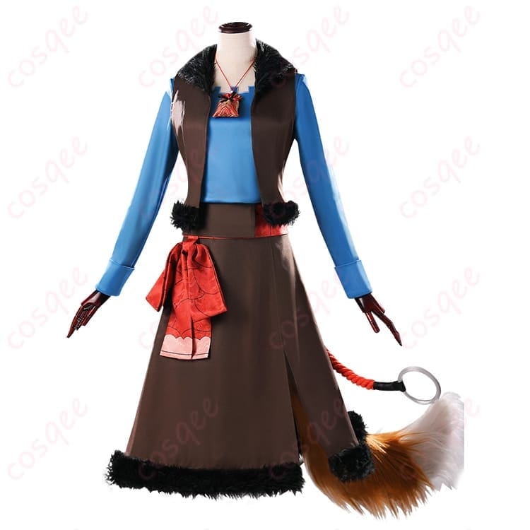 狼と香辛料 賢狼ホロの世界観を楽しむコスプレ衣装｜耳と尻尾で写真映えする民族調コーデ - 1枚目の画像