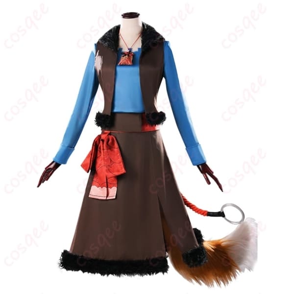 狼と香辛料 賢狼ホロの世界観を楽しむコスプレ衣装｜耳と尻尾で写真映えする民族調コーデ