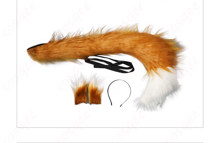 賢狼ホロ コスプレ衣装 ヘッドアクセサリーの装飾詳細