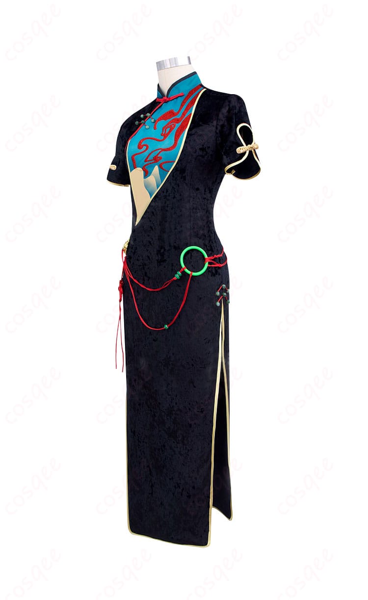 無期迷途 エンジェル コスプレ衣装 チャイナドレスの左側面画像。細部まで忠実に再現されたデザイン。コスプレ通販で購入!