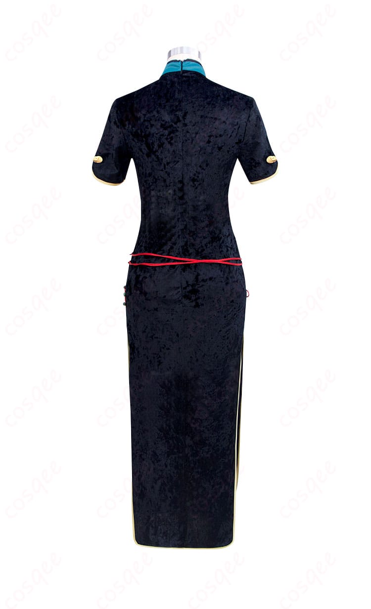 無期迷途 エンジェル コスプレ衣装 チャイナドレスの背面画像。美しいラインと装飾が際立つ後ろ姿。詳細を見る!