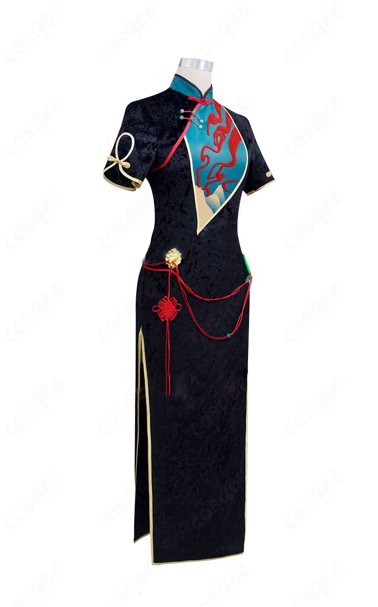 無期迷途 エンジェル コスプレ衣装 チャイナドレスの右側面画像。美しいディテールと優れた着心地が特徴。今すぐチェック!