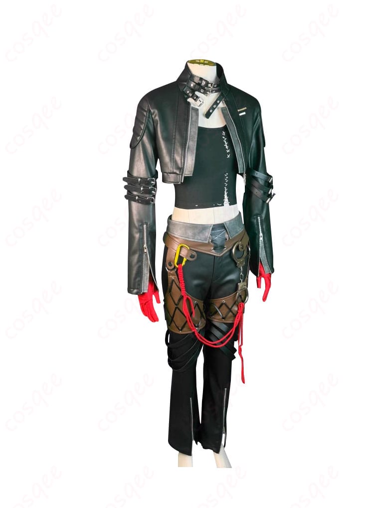 無期迷途 エンジェル コスプレ衣装の右側ディテールを写した画像。刺繍や装飾の仕上がりをご確認ください。