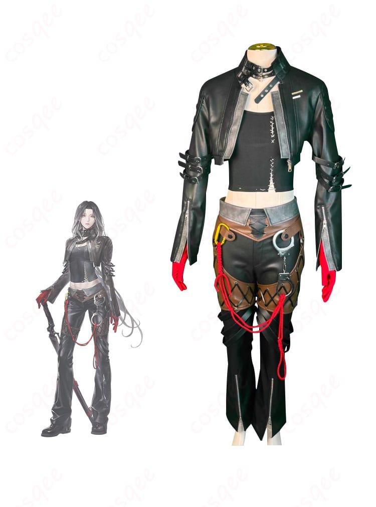 無期迷途 エンジェル コスプレ衣装の正面とキャラクターのイメージを並べて紹介している写真。世界観を再現したい方におすすめ。