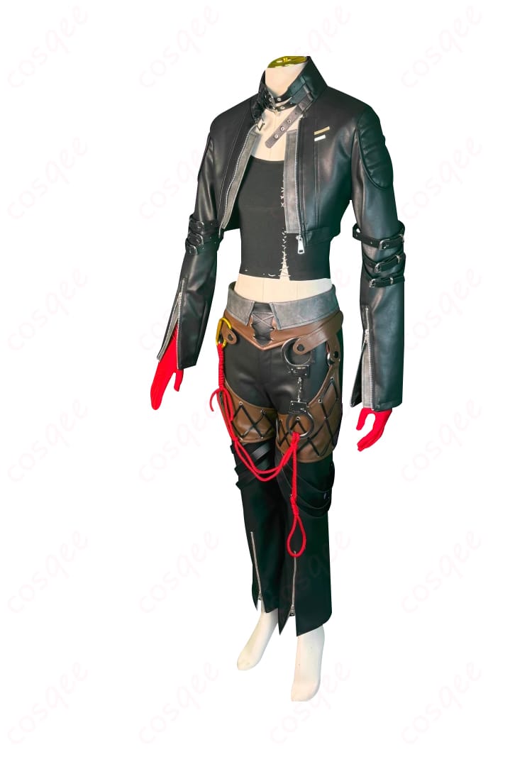 無期迷途 エンジェル コスプレ衣装の左側ディテールを写した画像。生地の質感や裁縫の丁寧さがよく分かります。