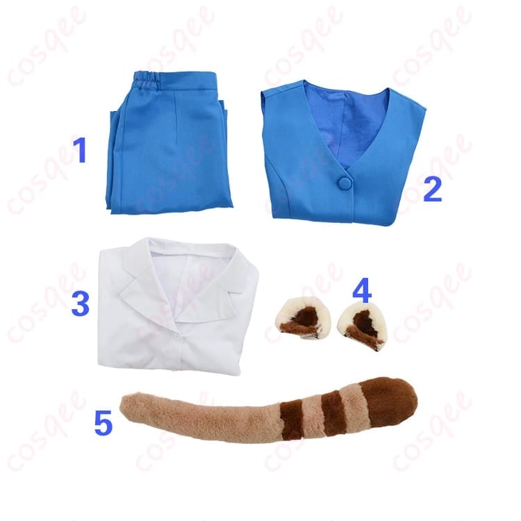 アグレッシブ烈子の烈子になりきるOL風コスプレ衣装｜写真映え良しで着替えも簡単 - 6枚目の画像